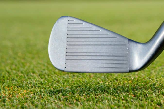 Close up look of the TaylorMade P790 Irons Clubface
