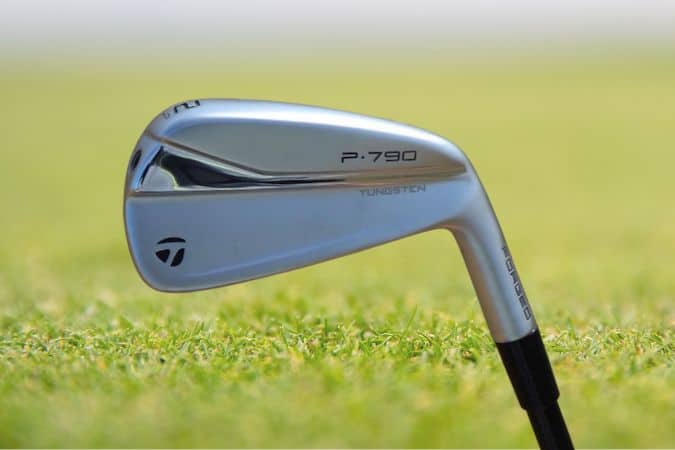 Close up look of the TaylorMade P790 Irons 