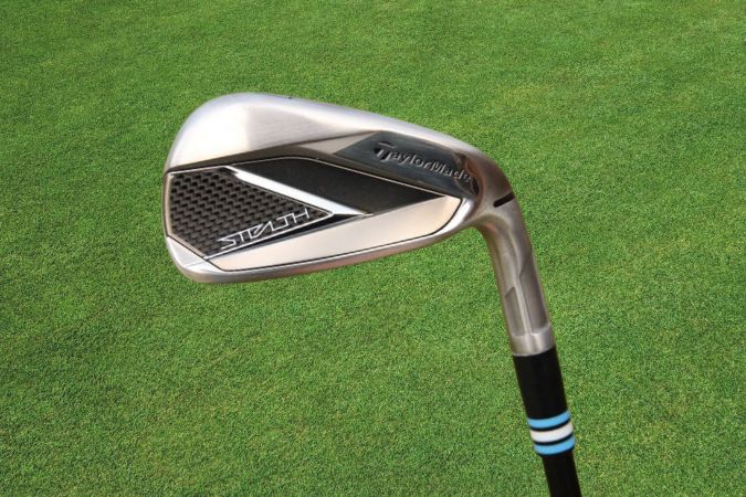 Close up look of the TaylorMade Stealth Irons Clubhead