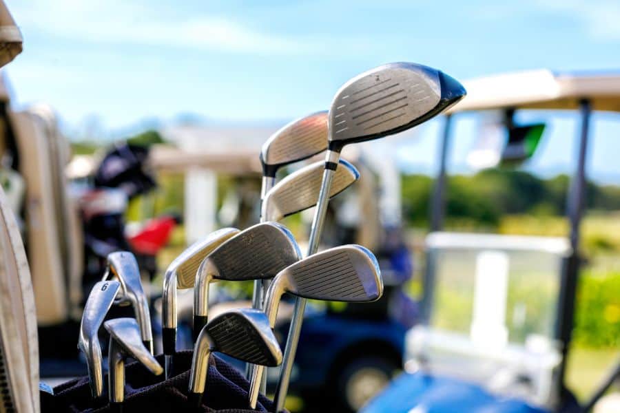 Different types of golf clubs