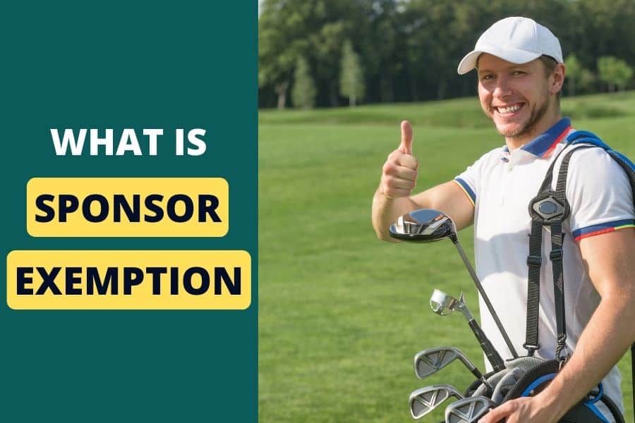 What is sponsor exemption