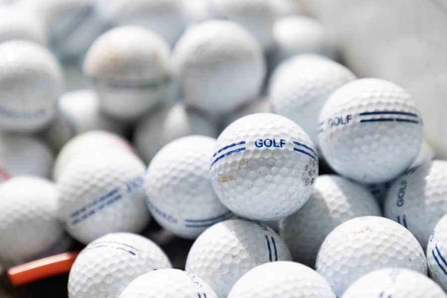 Selling used golf balls