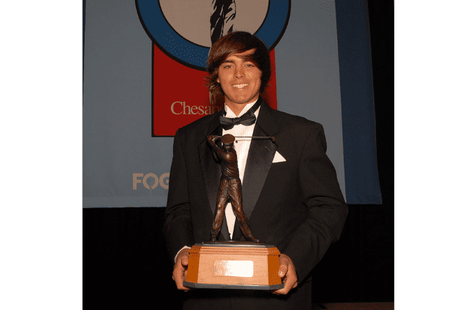 Rickie Fowler Golf Writers Association of America's Ben Hogan Award.