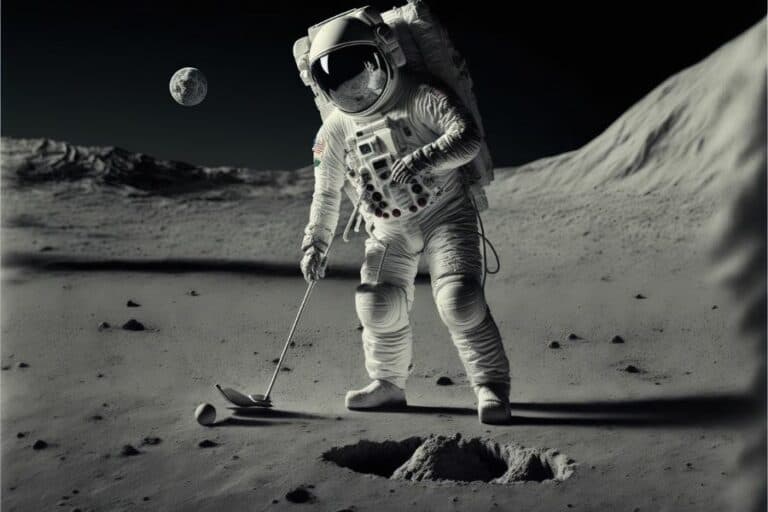 How Many Golf Balls Are On The Moon?
