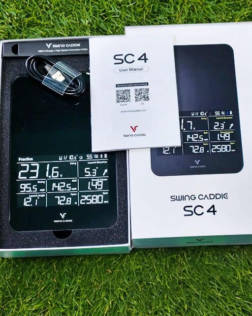 swing caddie sc4 - what's in the box?