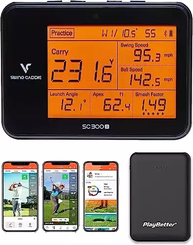 PlayBetter Swing Caddie SC300i Portable Golf Launch Monitor