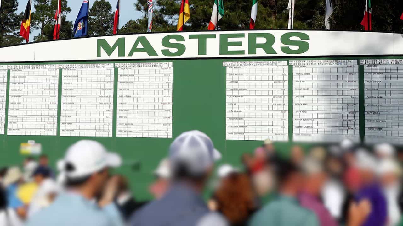 What is the cut line at the masters?