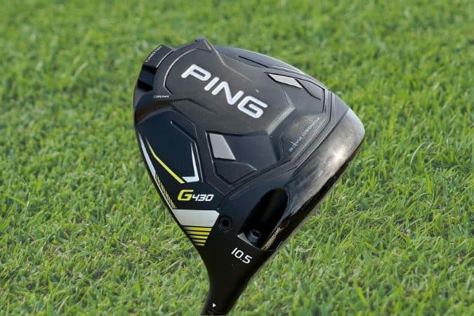 Close up shot of the PING G430 Max Driver Clubhead