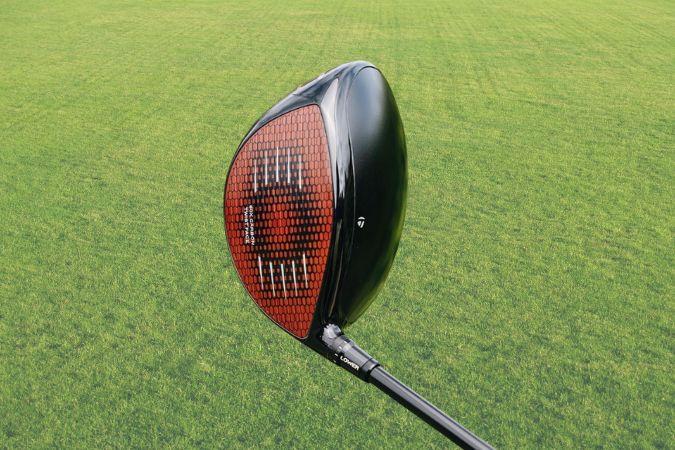 Close up look of the TaylorMade Stealth Driver - 60X Carbon Twist Face Technology 